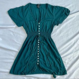 Teal Mini Sundress